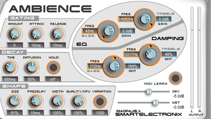 Ambience (One of the Best Free VST Effect Plugins)