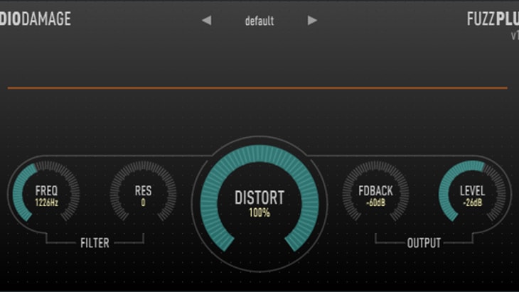 FuzzPlus 3. One of the best free audio distortion effect plugins.