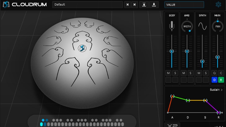 Ample Sound Cloudrum. One of the best free realistic instrument VST plugins.