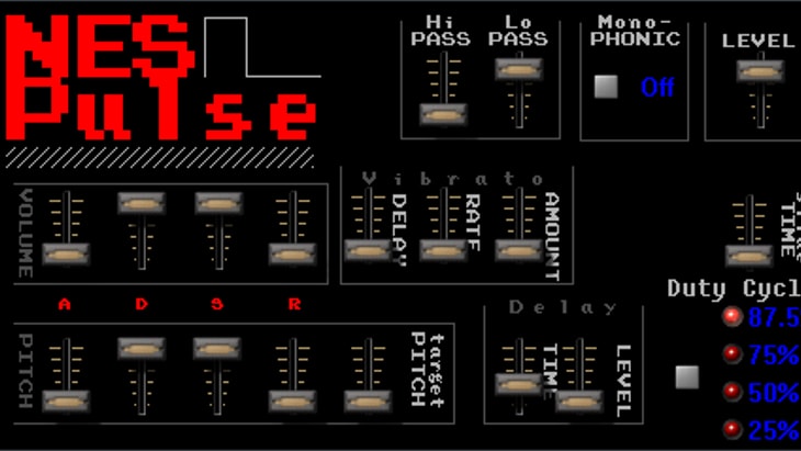 NES VST (one of the best free chiptune synths)