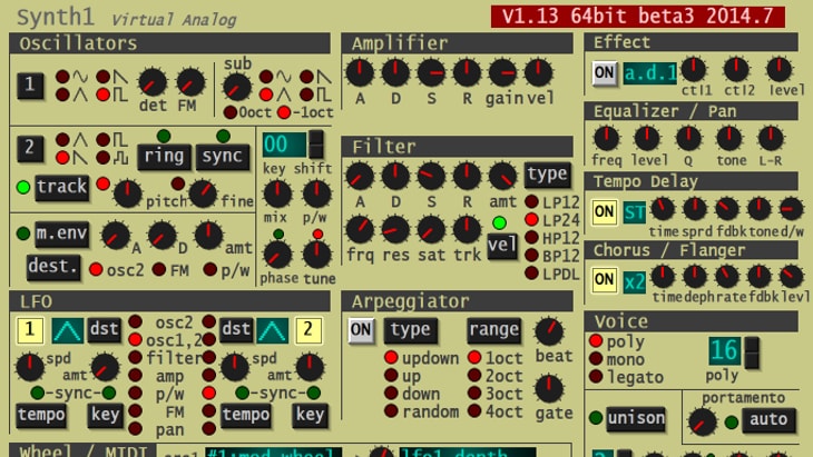 Synth1 (one of the best free synths)