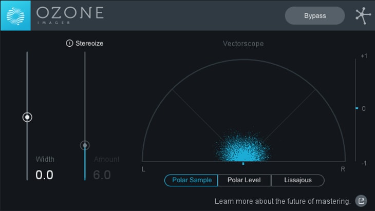 Ozone Imager. One of the best free stereo widening effect plugins - made by iZotope.