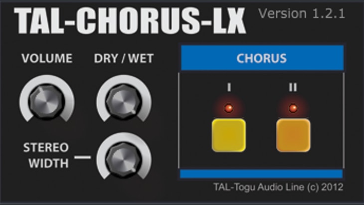 TAL Chorus-LX (One of the Best Free VST Effect Plugins)