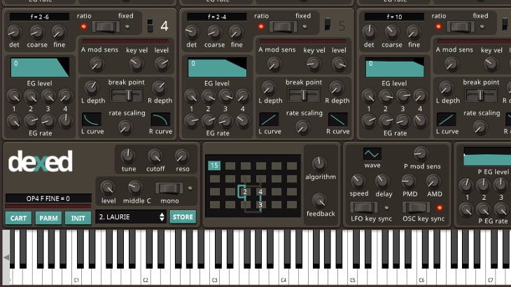 Dexed Synth (one of the best free synths)