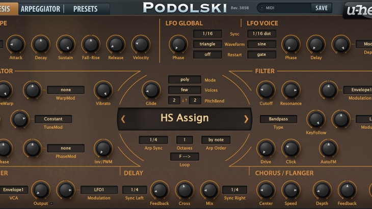 Podolski Synth (one of the best free synths)